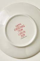 Holiday the City Stoneware Dessert Plate