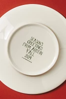 Holiday the City Stoneware Dessert Plate