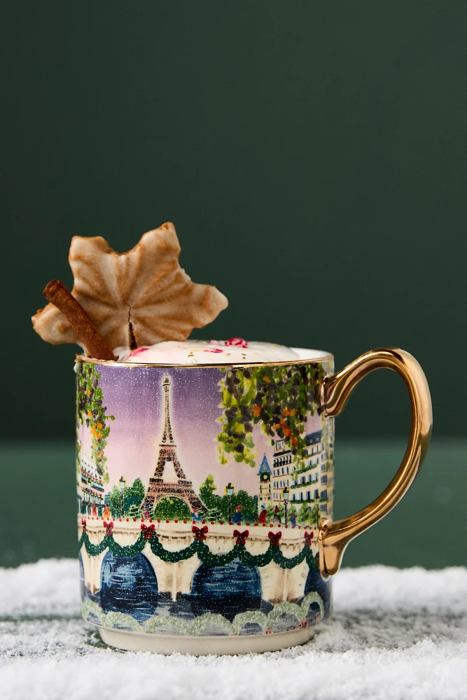 Holiday the City Stoneware Mug