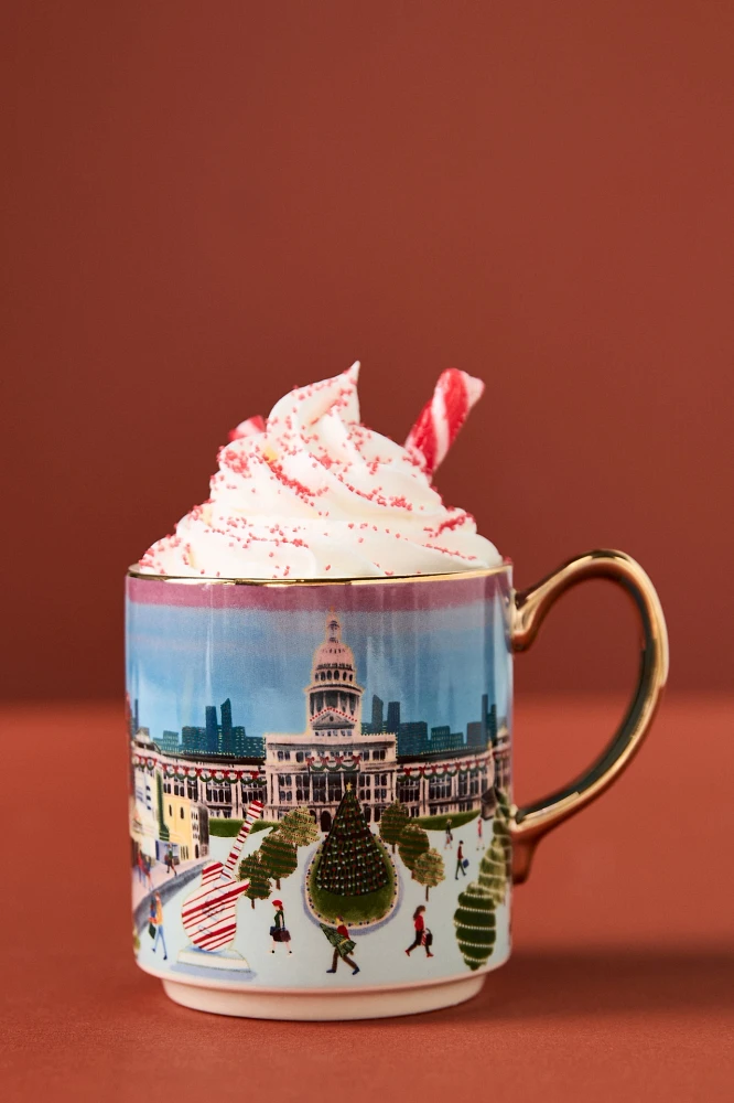 Holiday the City Stoneware Mug