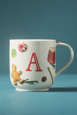 Holifaye Stoneware Monogram Mug