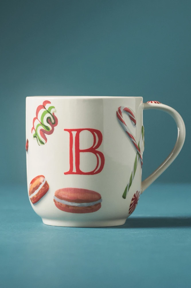 Holifaye Stoneware Monogram Mug