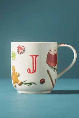 Holifaye Stoneware Monogram Mug