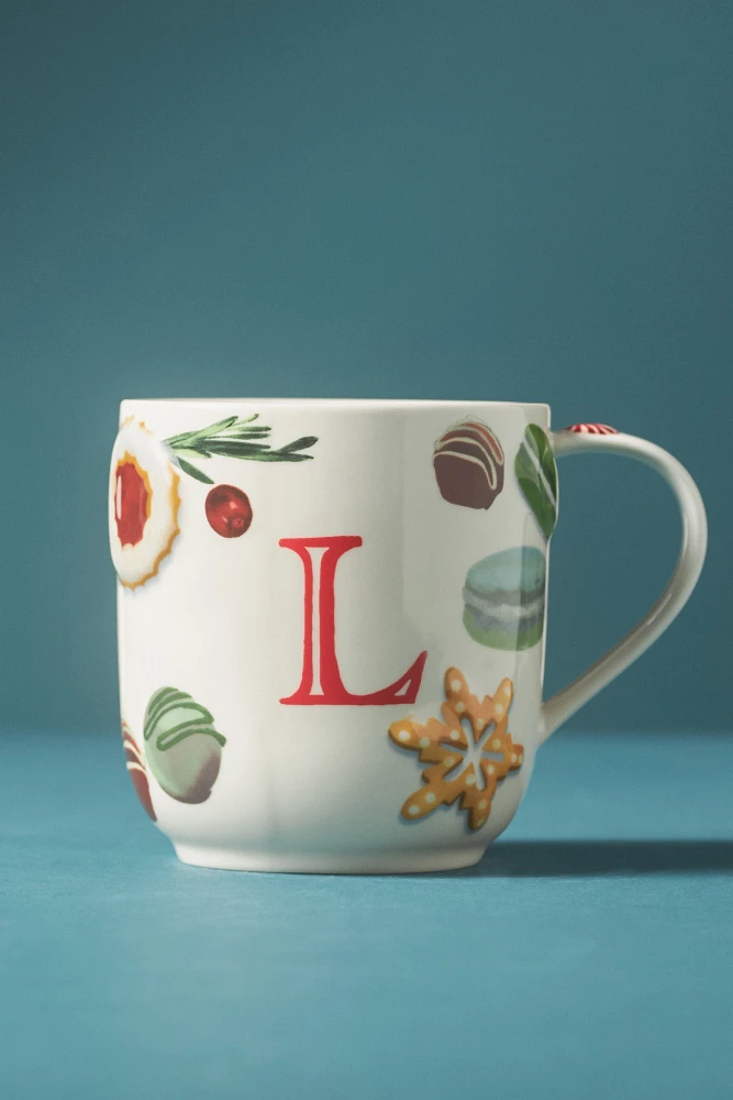 Holifaye Stoneware Monogram Mug