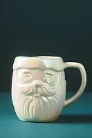 Merry Luster Santa Stoneware Mug