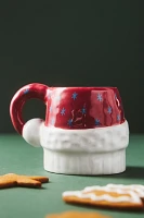 Isabela Dos Santos x Anthropologie Cozy with Mr. Santa Claus Stoneware Mug