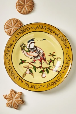 Phannapast Taychamaythakool x Anthropologie Twelve Days of Christmas Stoneware Dessert Plate