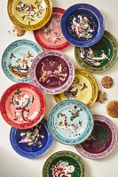 Phannapast Taychamaythakool x Anthropologie Twelve Days of Christmas Stoneware Dessert Plate