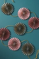 Lumiere Party Paper Fan Garland