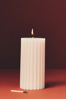 Fluted Pillar Candle