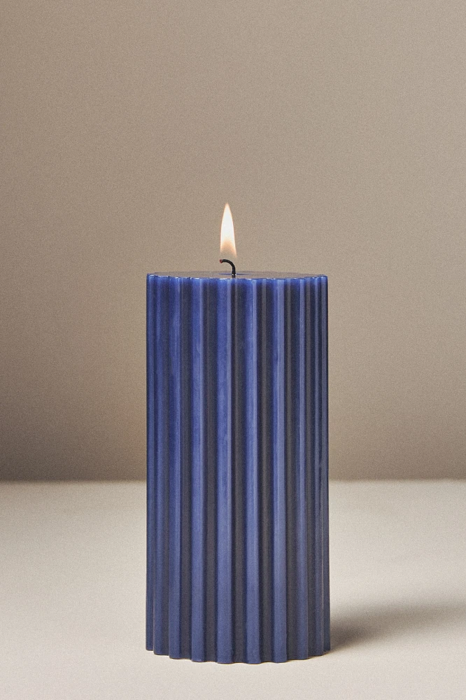 Fluted Pillar Candle