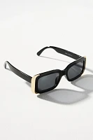 I-SEA Ali Gold-Plated Sunglasses