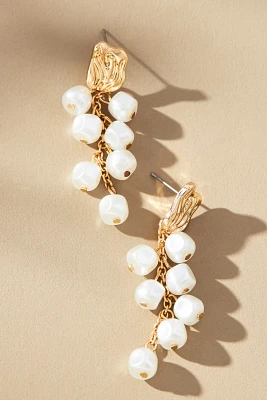 Multi Pearl Drop Earrings