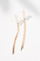 Pearl Slinky Drop Earrings