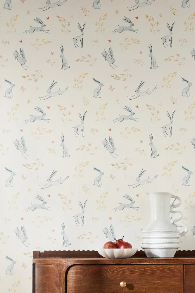 Springtime for Bunnies Wallpaper