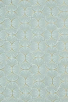 Gilded Scallop Unpasted Wallpaper