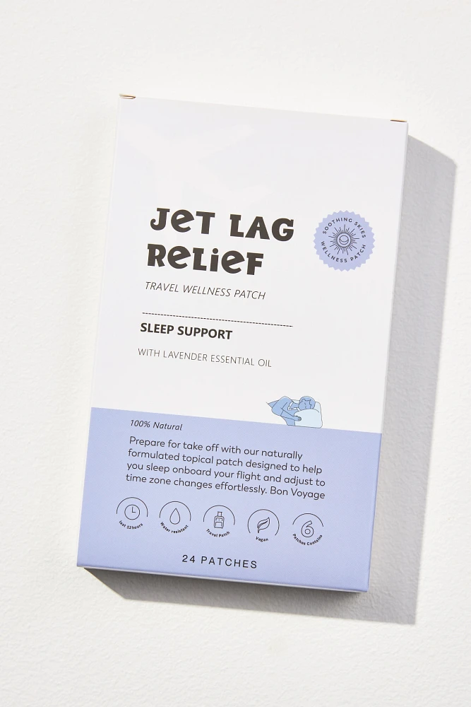 Soothing Skies Jet Lag Relief Travel Wellness Patches