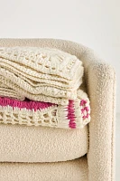 Aspen Knit Crochet Throw Blanket