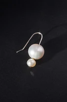 Maslo Double Orb Pearl Earrings