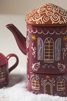 Ginger Ceramic Stoneware Tea for 2