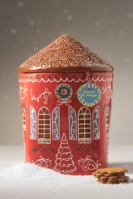 Ginger Stoneware Cookie Jar