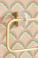 Malou Marble Bath Towel Ring