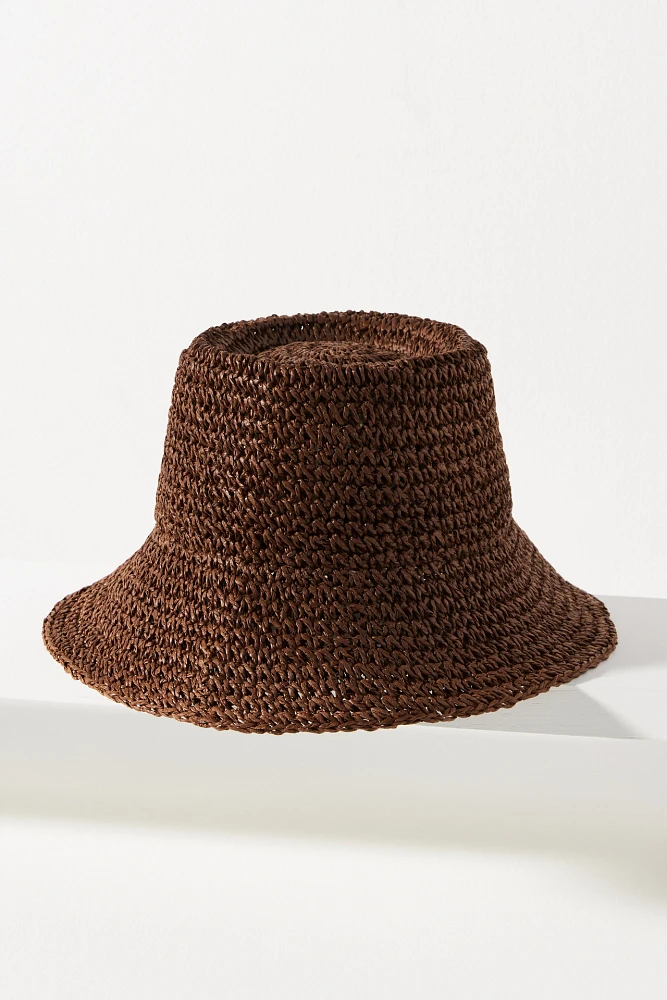 Lucky Zone Straw Bucket Hat