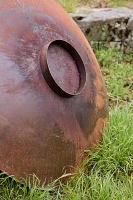 Weathering Steel Low Bowl Fire Pit