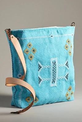 Jenna Bee Cyan Moroccan Tote