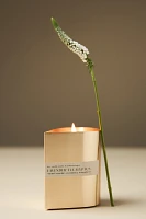 Teardrop Floral Lavender Eucalyptus Metal Candle