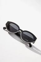 I-SEA Suki Trim Detail Sunglasses