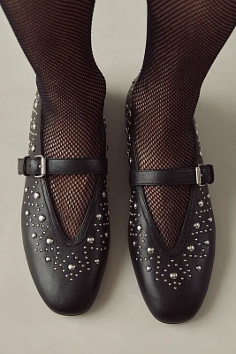 Bibi Lou Studded Mary Jane Flats