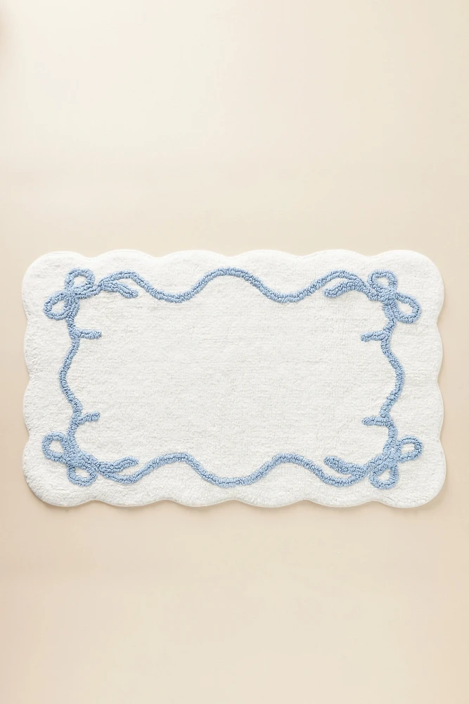 Cotton Bow Bath Mat