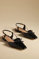 By Anthropologie Bow Slingback Flats