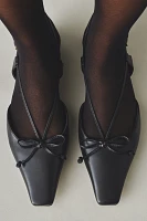 By Anthropologie Bow Slingback Flats