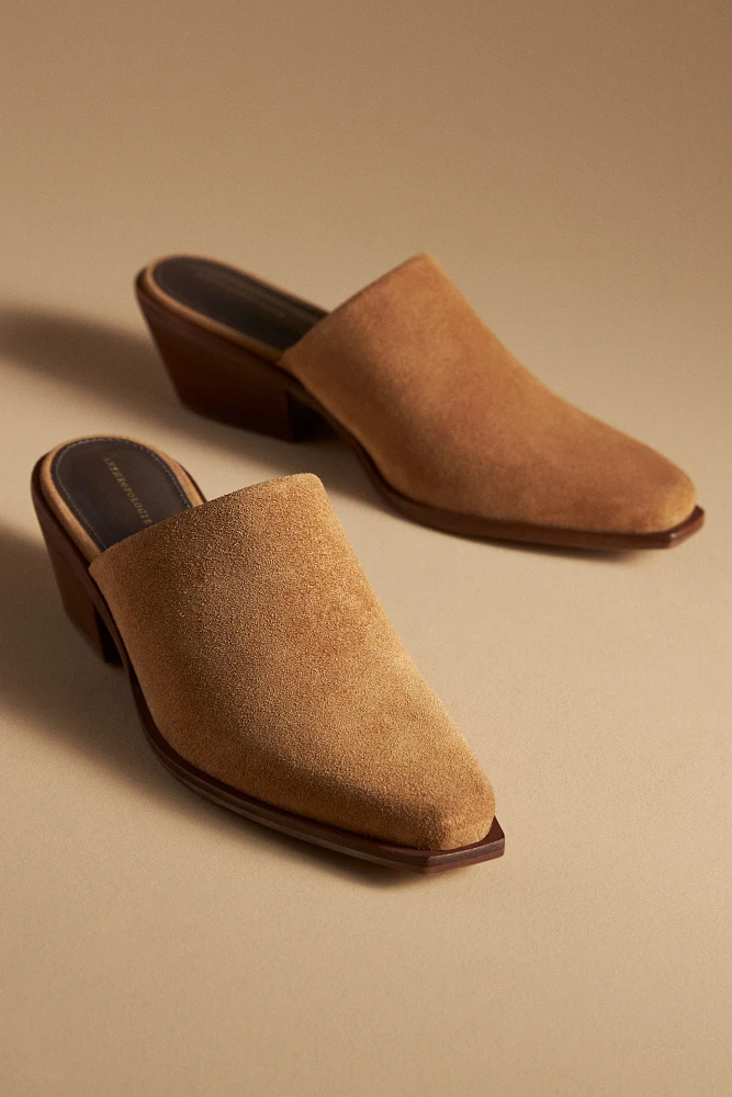 By Anthropologie Western Mules