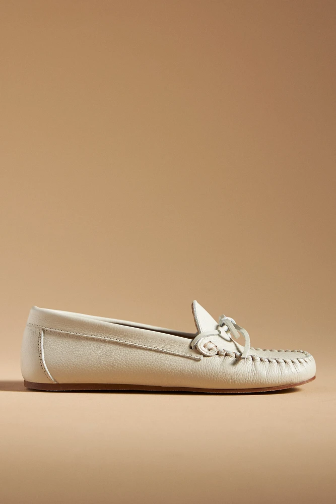 By Anthropologie Bow Driving Loafers