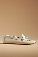 By Anthropologie Bow Driving Loafers