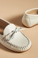 By Anthropologie Bow Driving Loafers