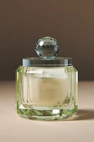 Cut Glass Fresh Fern Moss Candle