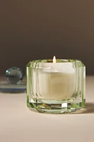 Cut Glass Fresh Fern Moss Candle