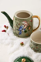 Phannapast Taychamaythakool x Anthropologie Twelve Days of Christmas Ceramic Stoneware Tea-For-One Set