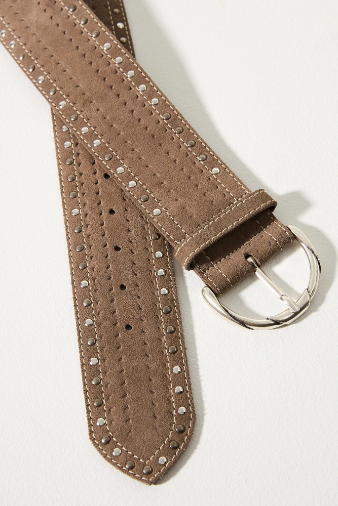 Vanzetti Suede Studded Belt