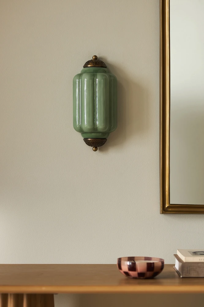 Eloise Glass Flush Sconce