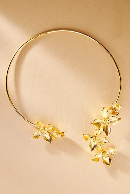 LYNYER Adjustable Blossom Collar Necklace