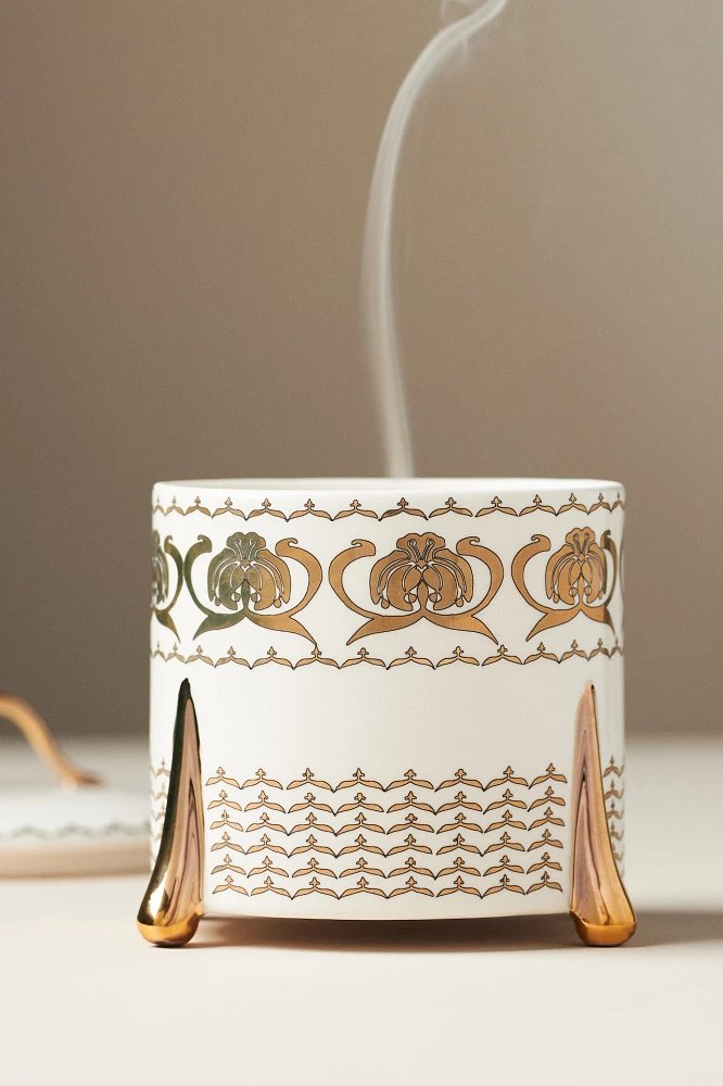 The Met x Anthropologie Gourmand Cashmere & Coconut Ceramic Candle