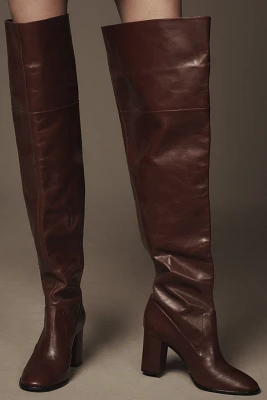 Schutz Terrance Over-The-Knee Block Boots