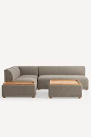 Celine Performance Weave Modular Armless Sofa