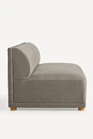 Celine Performance Weave Modular Armless Sofa