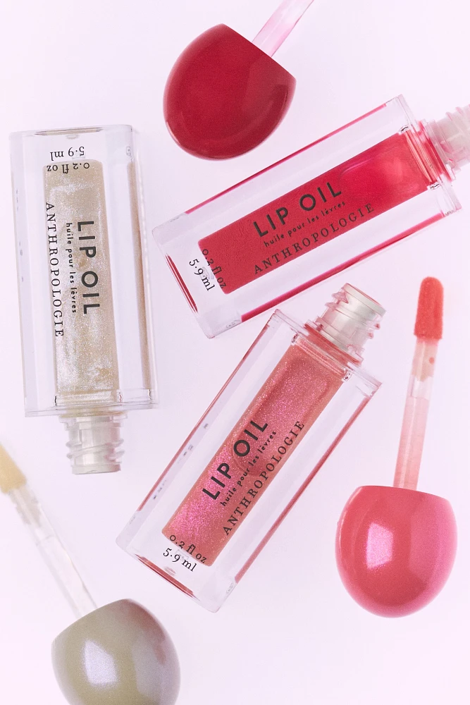 Anthropologie Hydrating Lip Oil Set